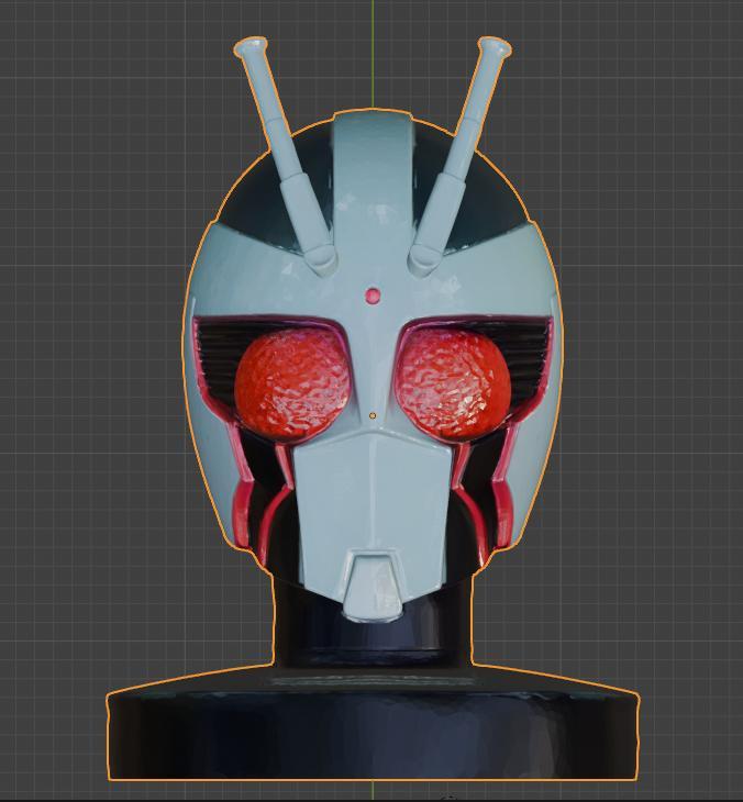 Kamen Rider Black RX - Roborider Helmet Miniature