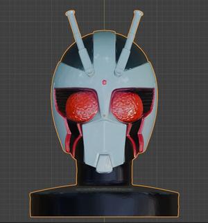Kamen Rider Black RX - Roborider Helmet Miniature