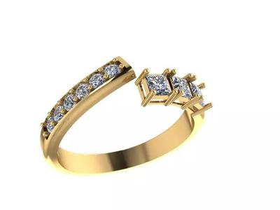 Simple jewelry ring