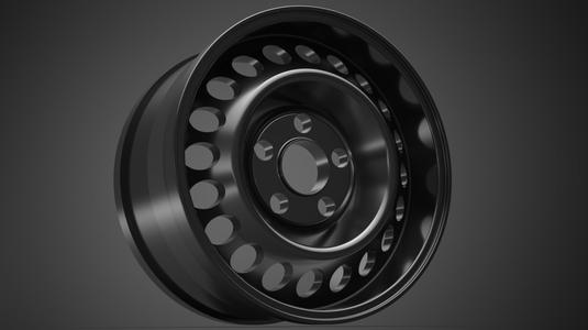 STEEL RIM 3D MODELING STL