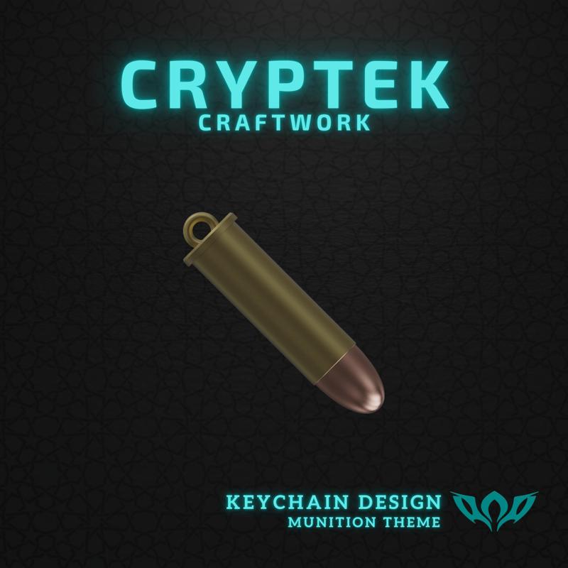 05. .38 Special - Magtech - Timeless Revolver Round: .38 Special Ammo Keychain 3D Print File - Military Ammunition Fashion - Handgun Ammunition