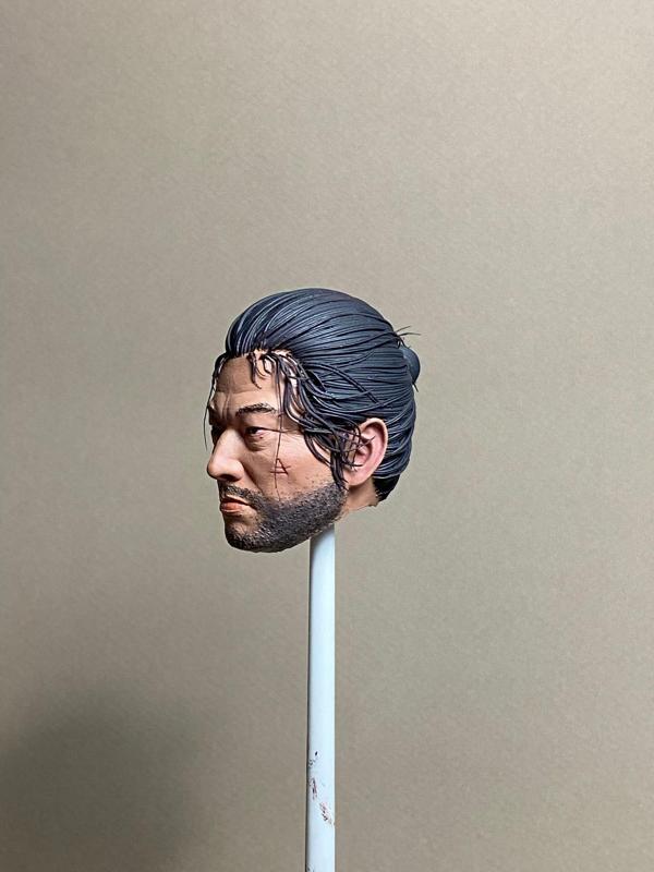 sixth scale samurai head Jin Sakai