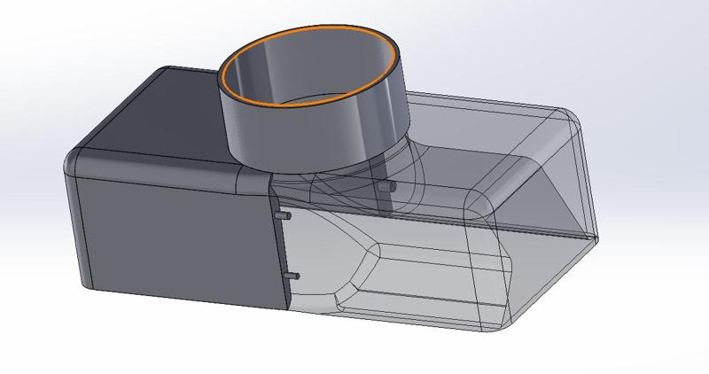 Airflow guide for mobile home air conditioners