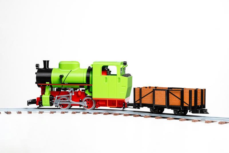 BS 80 Steam Locomotive & Gondola freight car set