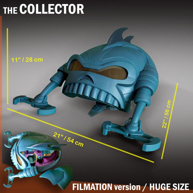 "THE COLLECTOR" 22" long Skeletor ship for Origins / Cartoon MOTU figures.