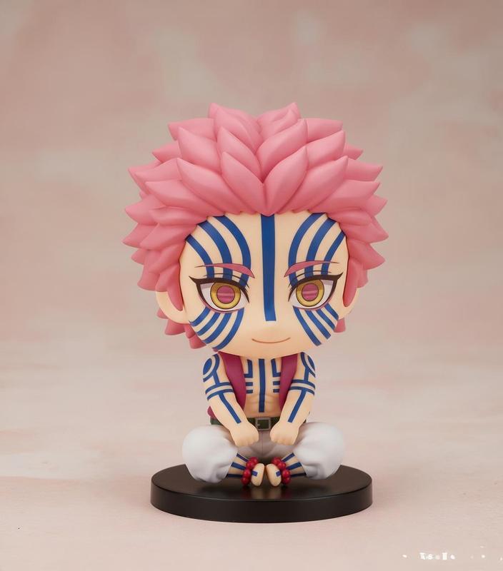 🌙 Akaza Chibi - Kawaii Figure from Kimetsu no Yaiba