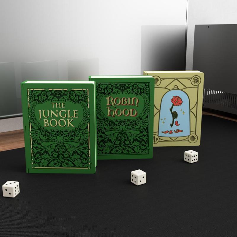 📚 Disney Book Deck Box Pack for Lorcana 🌟 The Jungle Book -  Robin Hood  - Beauty and the Beast - TCG