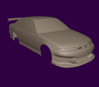 RC BODY VR V8 SUPERCAR HOLDEN 3D STL PRINT