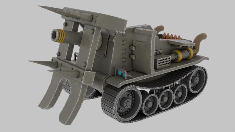 Metal Slug Rebel Army's T-2B Melty Honey