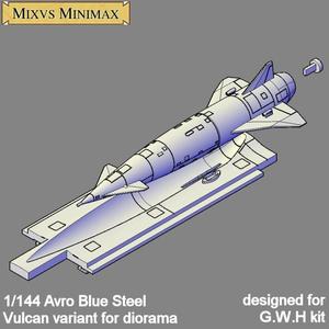 1/144 Avro Blue Steel (Vulcan variant) for diorama