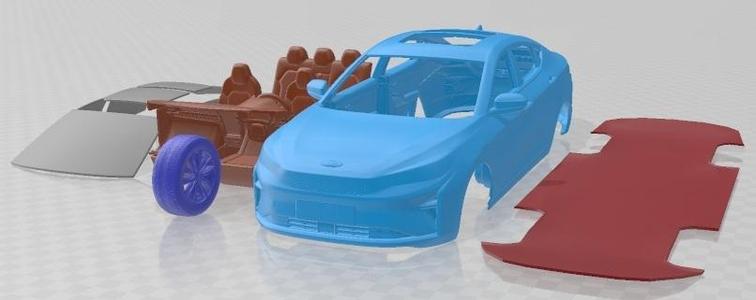 JAC EJ7 2022 Printable Car