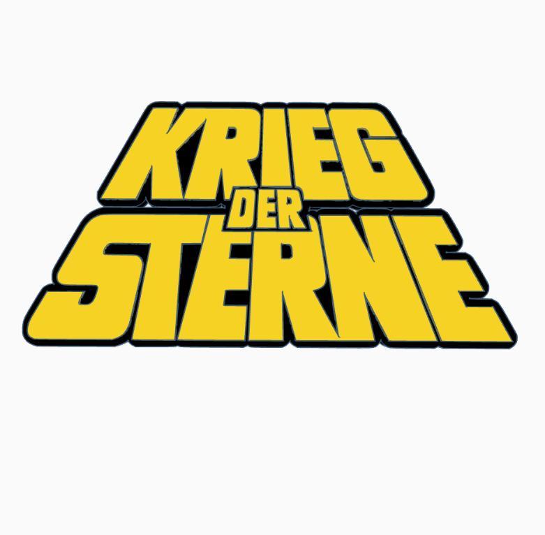 WAR OF THE STARS V2 Logo Display by MANIACMANCAVE3D