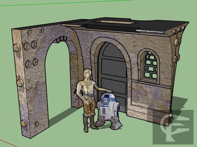 Star Wars Jabba Jabba Modular Dungeons playset