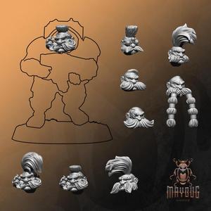 Dwarf brethren head set A