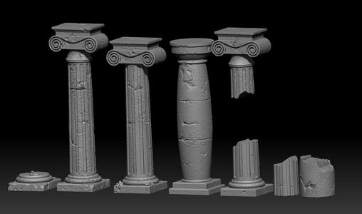 Columns & broken