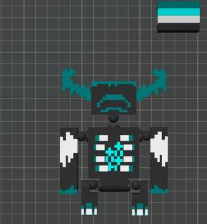 Minecraft Warden - Articulated