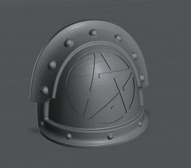 Host of Pentacles Mk3 Shoulder pad