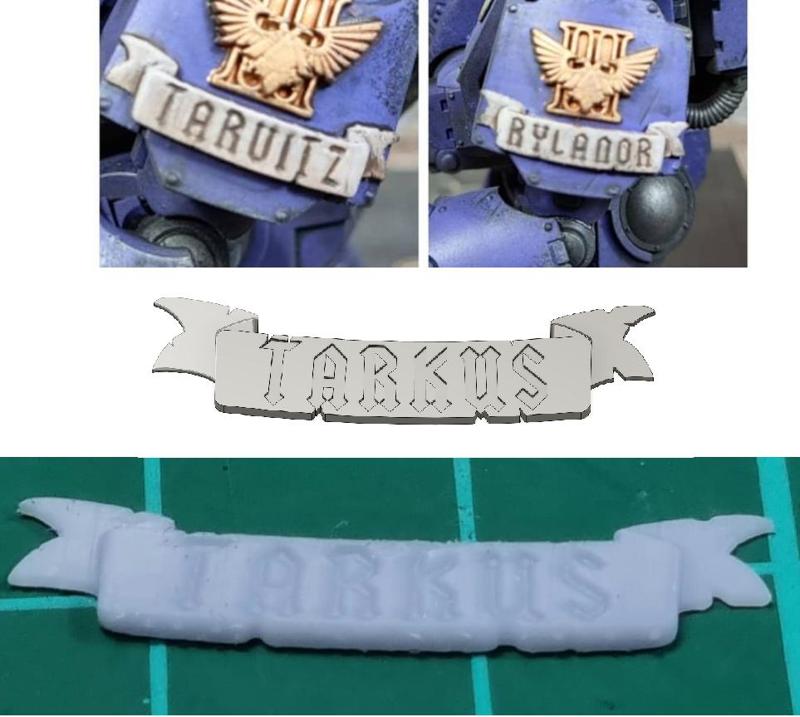 Editable Text Scroll for Space Marine Vehicles