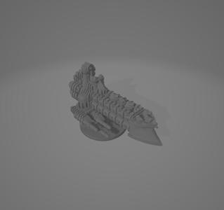 Battlefleet Gothic Imperial Battleships with Broadsides