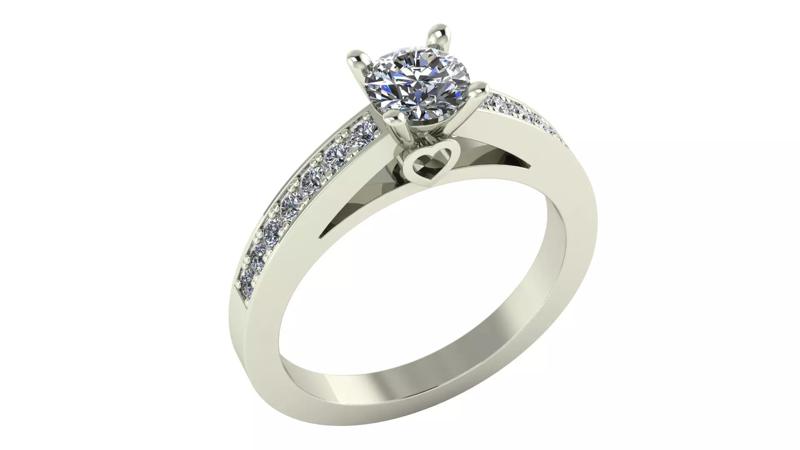 Engagement Woman Ring Size 54