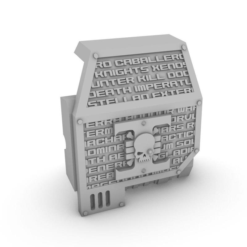 Death's Watch Hellfire Dreadnought shoulder pad