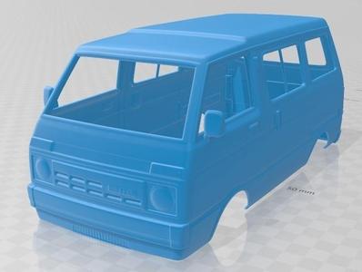 Daihatsu Hijet Tianjin TJ 110 1981 Printable Body Van