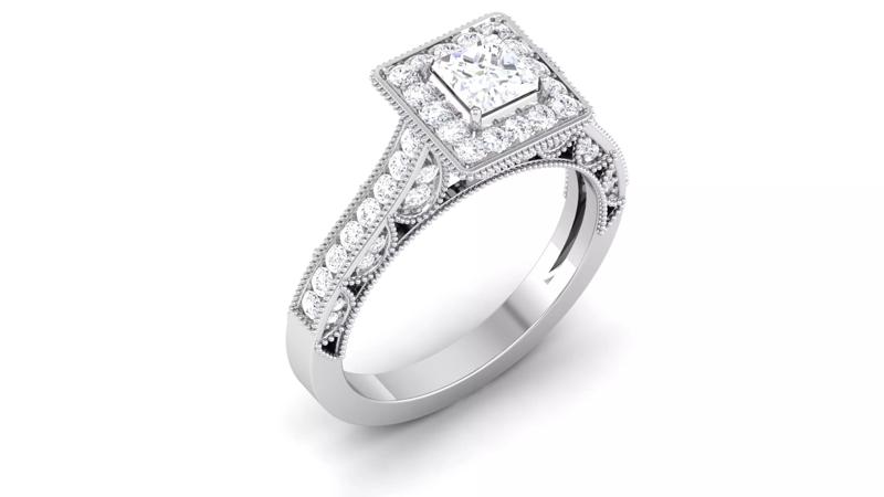 Solitaire Engagement Wedding Ring Bridal Ring