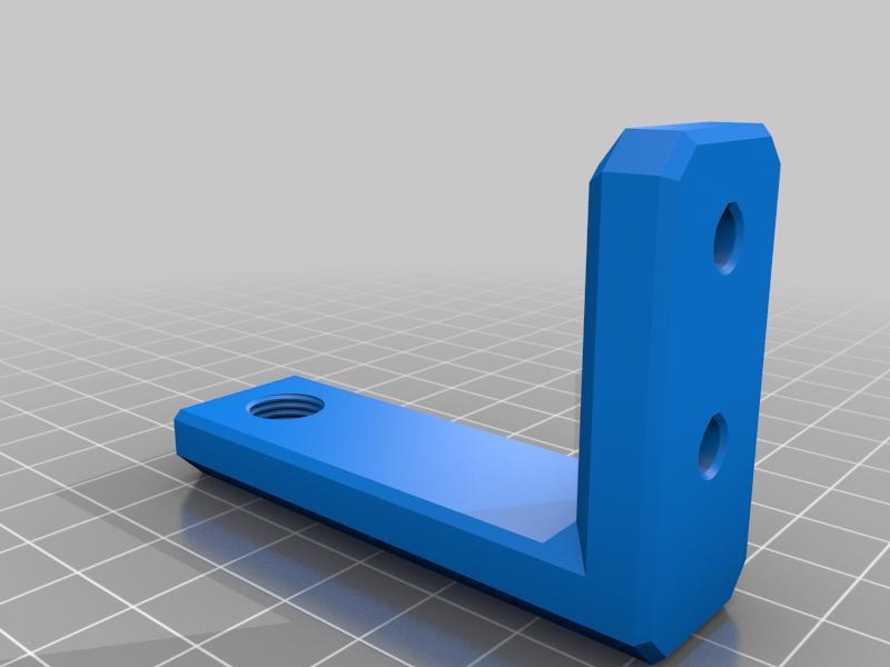 Reverse bowden/10mm bowden coupler mount 2020 extrusion