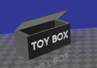 Bunk bed bedroom toy box: doll furniture