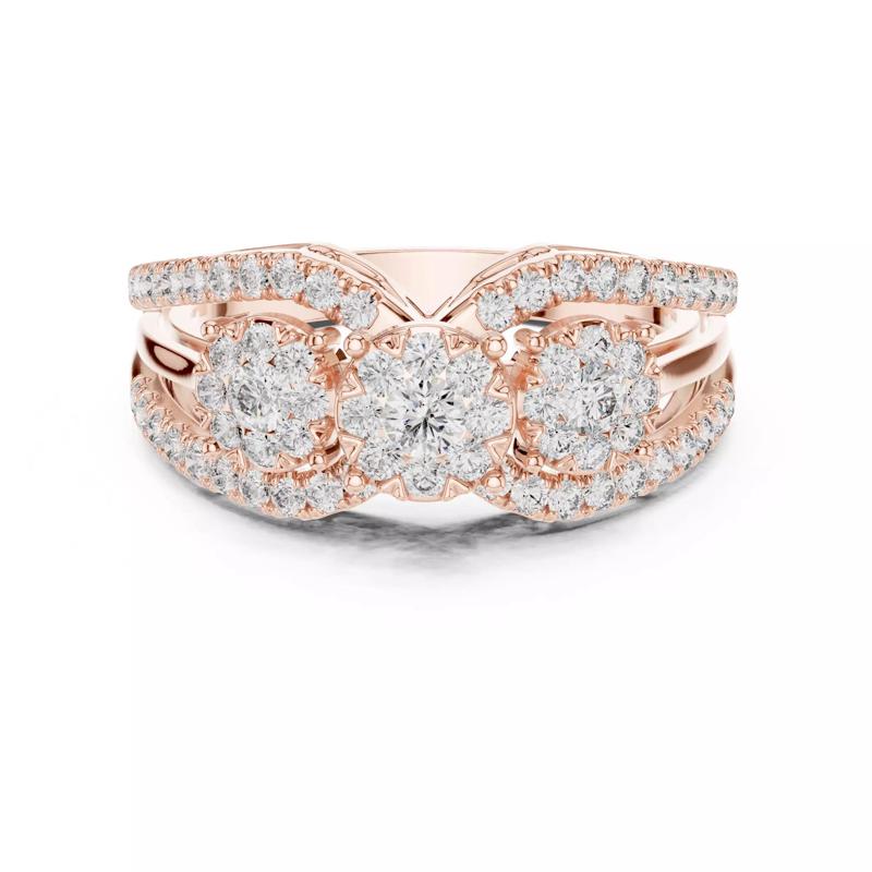 Diamond Cocktail Ring 3dm stl renders animation videos