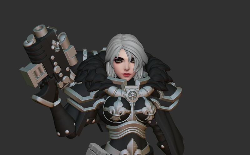 Witcher space nuns anime heads