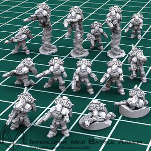 6mm (1/285) Interloper MkII  Battle Armor