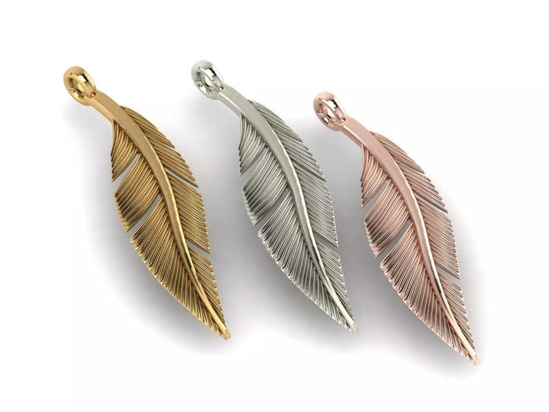 Feather pendant or necklace