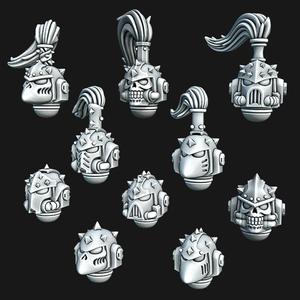 Studded Marine Helmets - Pack 2