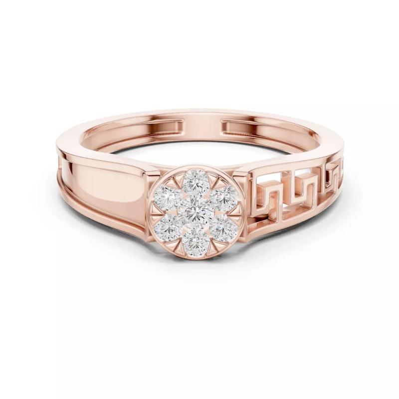 Designer Shank Round Diamond Engagement Ring 3DM STL Video