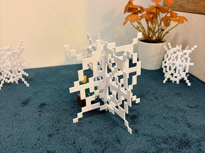 Minecraft Halloween Spider Web EASY TO PRINT