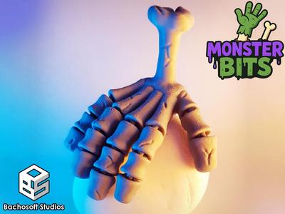 Monster Bits | Articulated Skeleton Hand