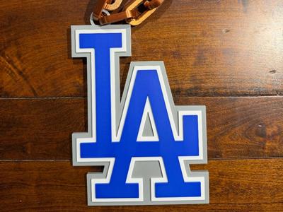 Los Angeles Dodgers Oversized Necklace Logo
