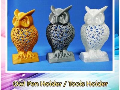 Owl pen holder