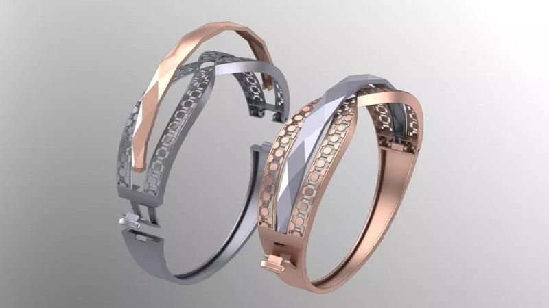 1st multi pieces facet fusion bracelet