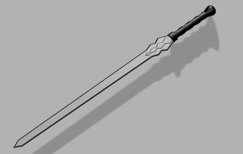 Konno Yuuki's sword - Obsidian Slasher