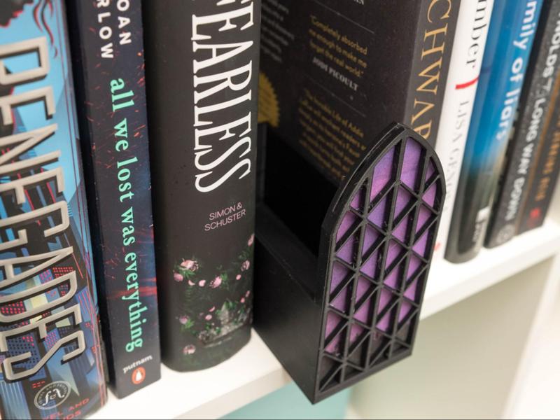 Stained Glass Cathedral Bookshelf Bookmark Holder