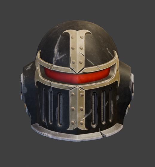 Black Templar space marine helmet (cosplay)