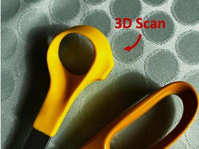 Scissor Handle Replacement – 3D Printed Grip
