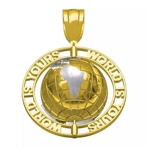 World is your pendant without Diamond