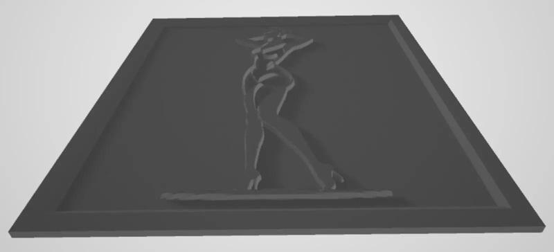 plane african tribal woman silhouette