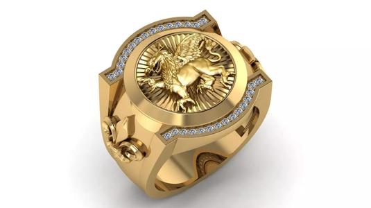 Guardian Lion Ring