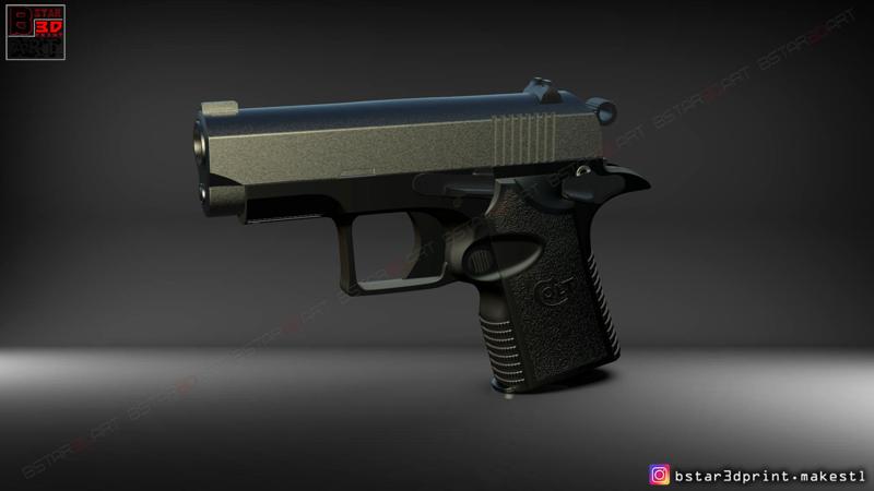Colt 380 Auto Gun - 3D print