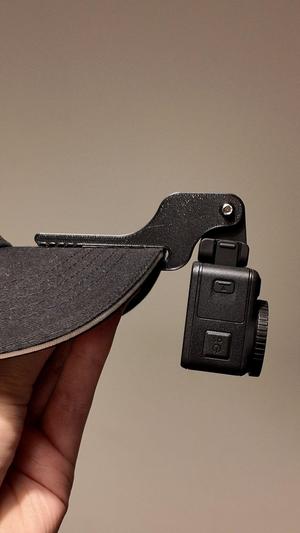 POV Low profile Hat Clip Mount for GoPro/Osmo/Insta360