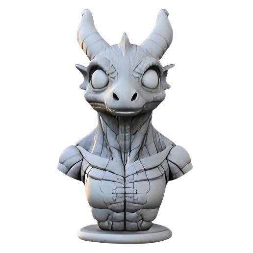 Anatomical Dragon Bust